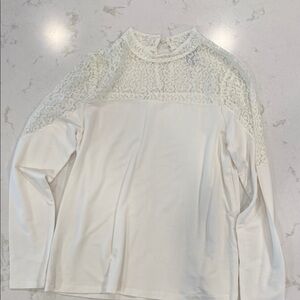 Elegant Ivory Lace Women's Top